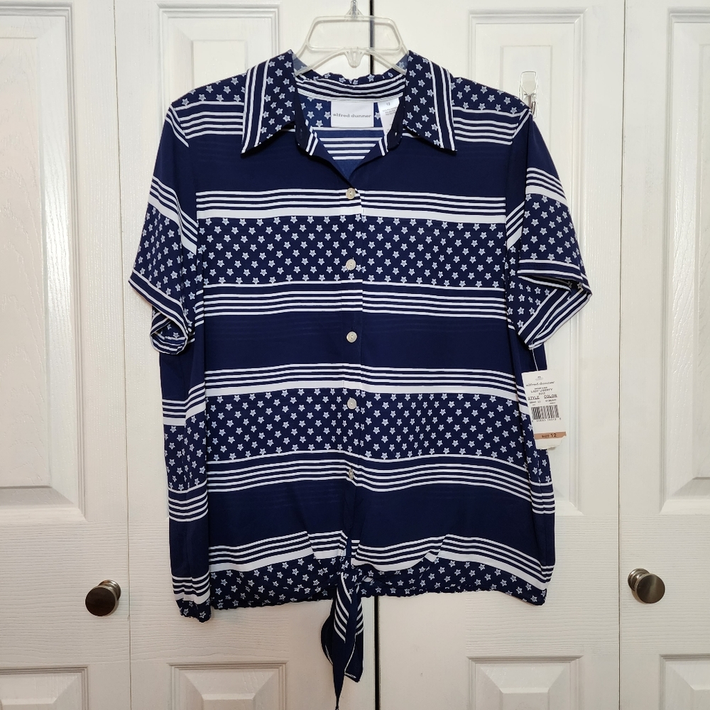 Alfred Dunner Womens Top